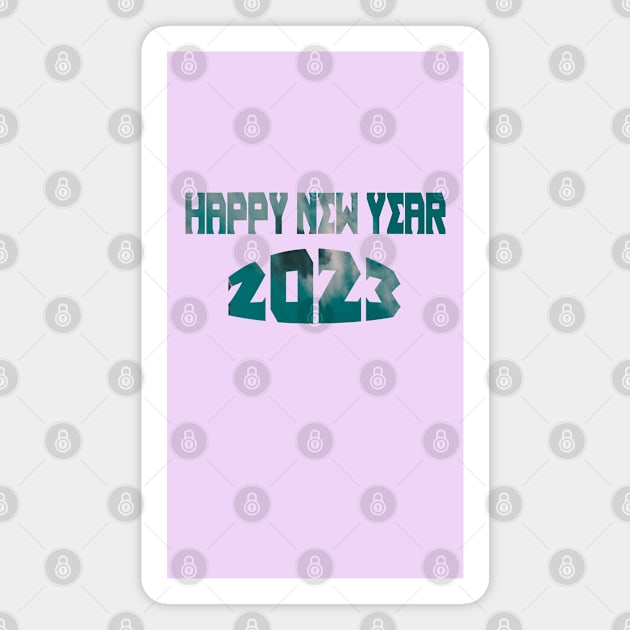 HELLO 2023 (HNY) Magnet by Vauz-Shop